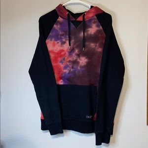 Pacsun Tye-Dye Black Men’s Hoodie